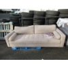 Image 1 : 87" Grey Fabric Upholstered Sofa