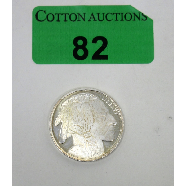 1/2 Oz .999 Silver Liberty Art Round 