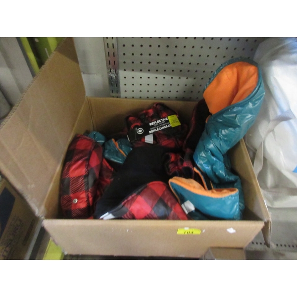 Box of Dog Coats - Variety of Sizes & Styles