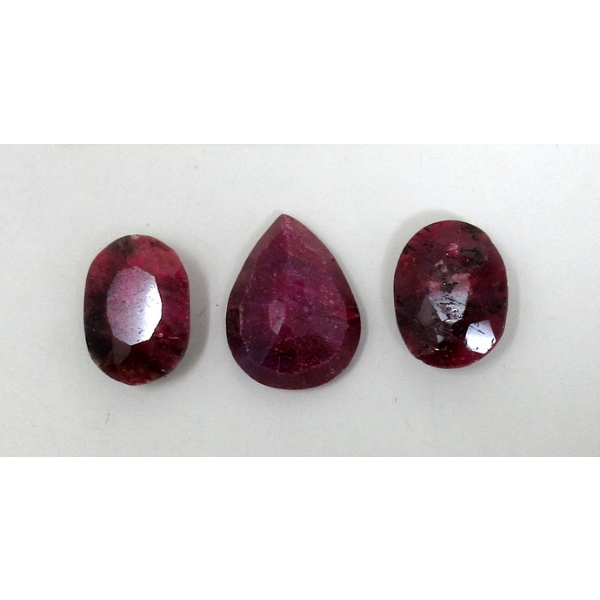 35.5 CTW Loose Ruby Gemstones