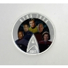 Image 2 : 2+ Oz .9999 Silver 2017 Five Captains Star Trek Coin 