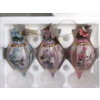 Image 3 : 3 Sets of 3 Bradford Porcelain Heirloom Ornaments