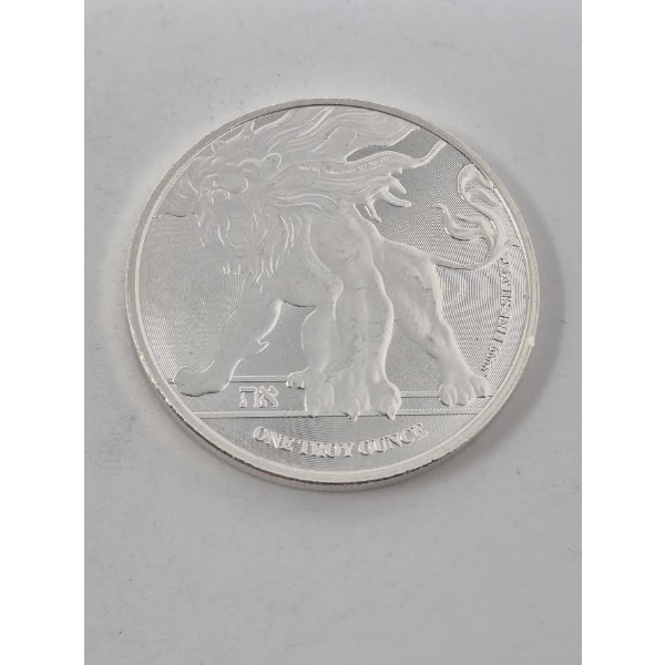 1 Oz .9999 Silver 2018 Roaring Lion Coin
