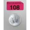 Image 1 : 1 Oz .9999 Silver 2011 Maple Leaf Coin 