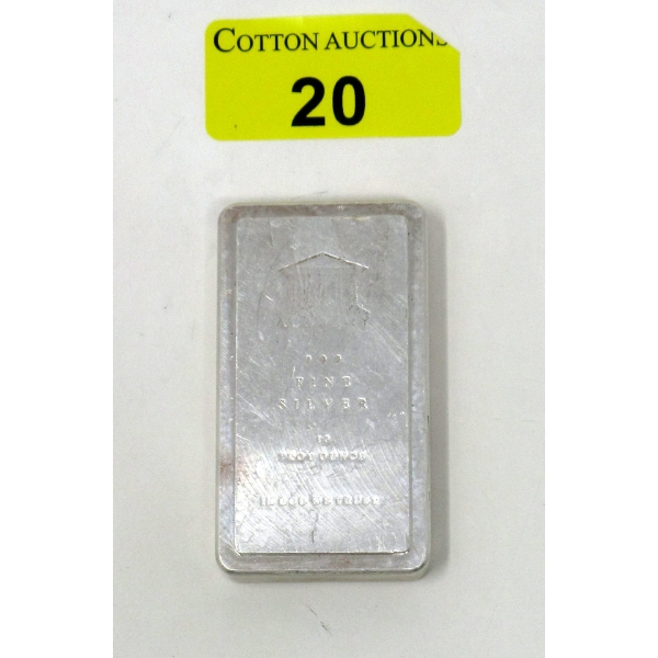 10 Oz .999 Silver Academy Stackable Bar 