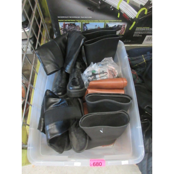 5 Pairs of Ladies Boots & 1 Children's Shoes