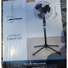 Image 1 : Black Mainstays Oscillating Stand Fan 