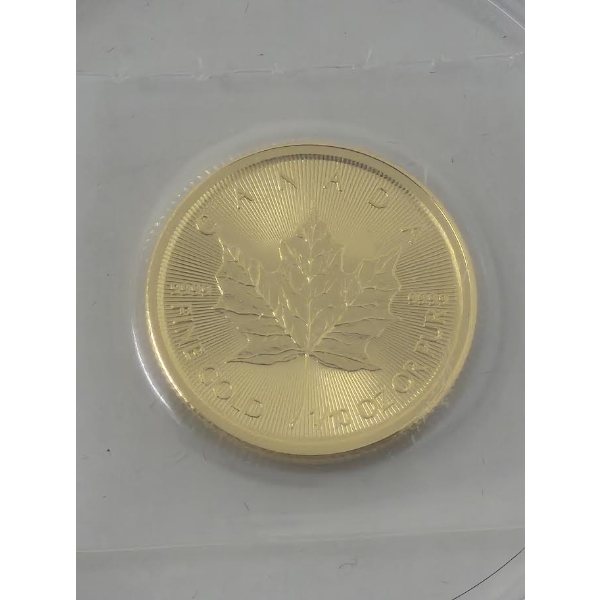 1/10 Oz .9999 Fine Gold 2023 Canada Maple Leaf Coin 