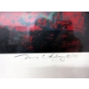Image 4 : Limited Edition Lithograph- "Red Buffalo Dancing"
