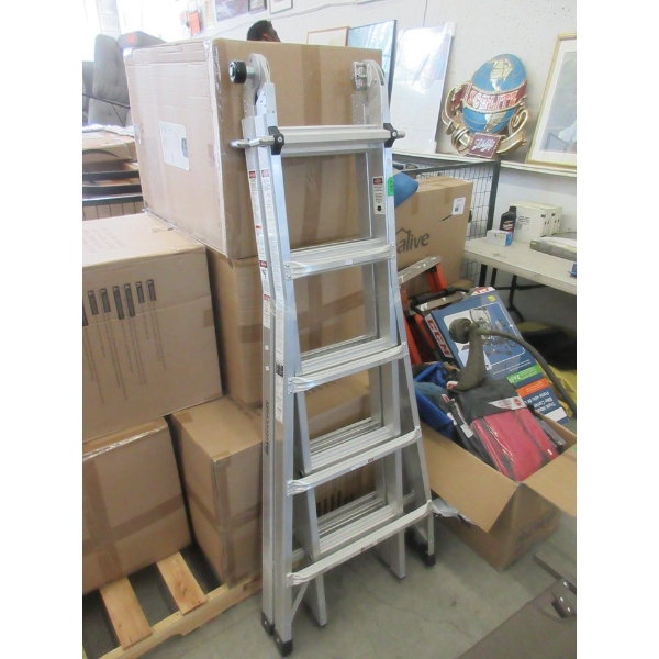 Mastercraft 22' Multi-Function Aluminum Ladder