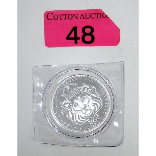 1 Oz .999 Silver "In Omnia Paratus" Round  