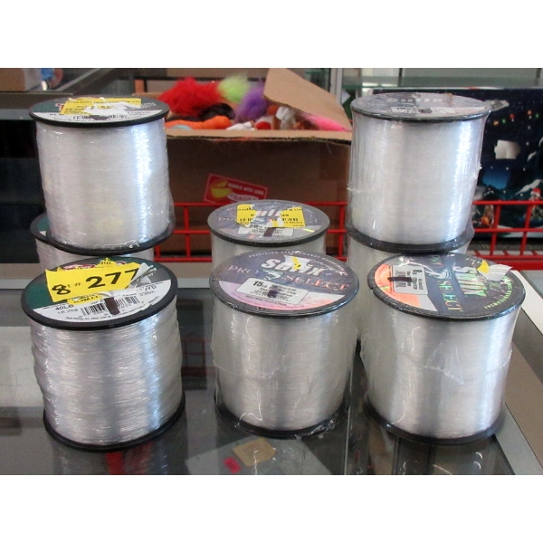 8 New Spools of Monofilament Fishing Line