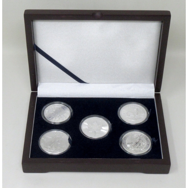 5 Oz .9999 Silver 2023  World Coin Collection Set 