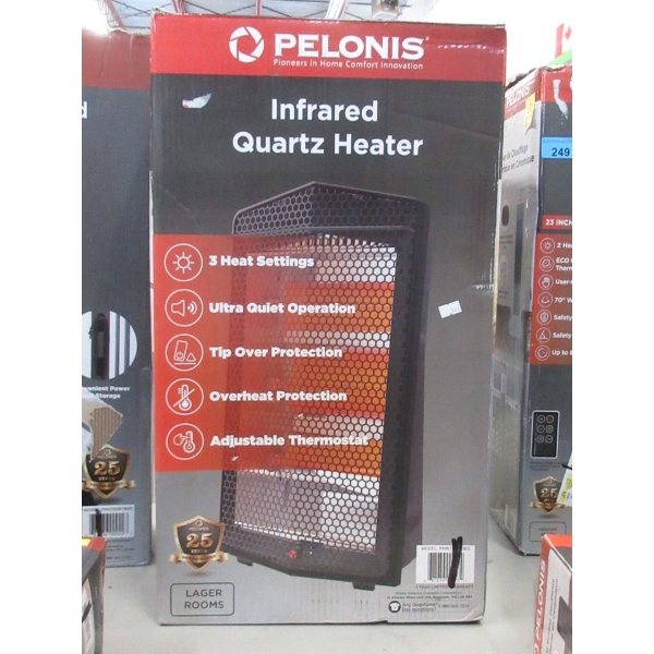 Pelonis Infrared Quartz Heater - 3 Settings