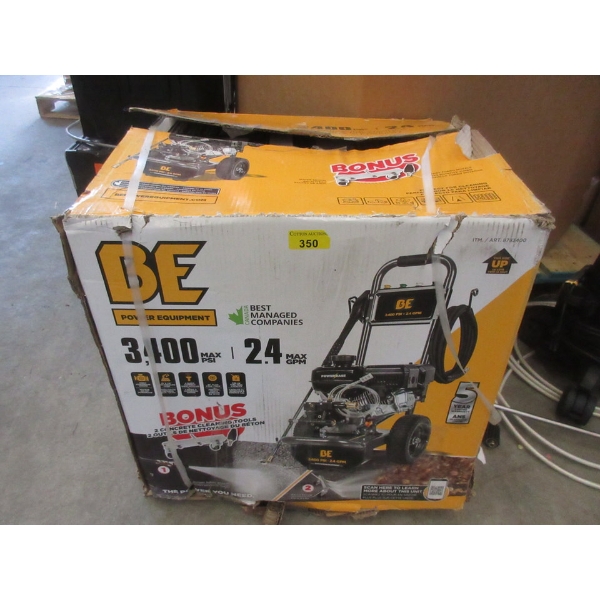 BE 3400 PSI Gas Pressure Washer in Box