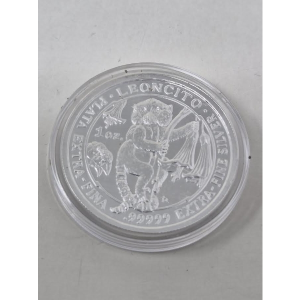 1 Oz .99999 Silver 2012 Leoncito Round