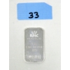 Image 1 : 1 Oz .999 Silver RMC Republic Bar 