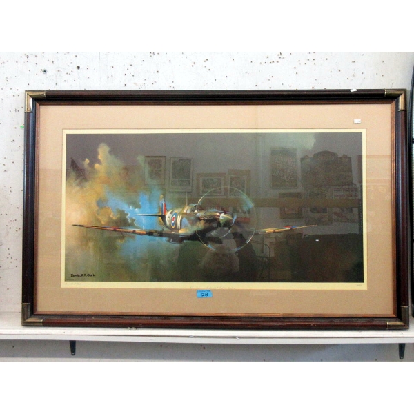 Vickers Supermarine Spitfire Print by Barrie A.F. Clark