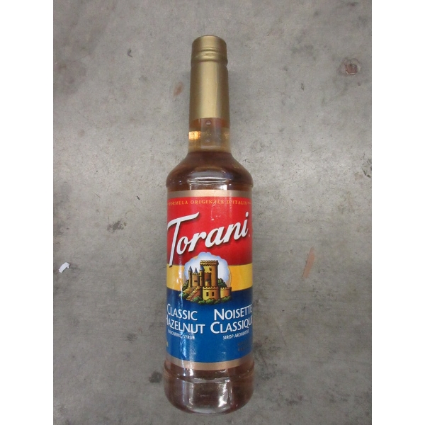 12 Bottles of Torani Hazelnut Flavouring Syrup