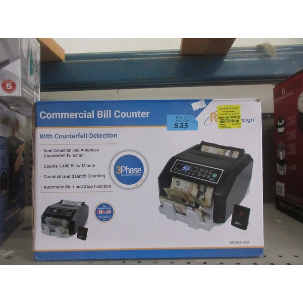 Royal Sovereign Commercial Bill Counter