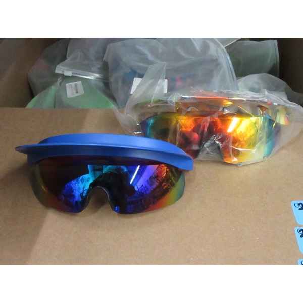20 Assorted New Visored Sport Glasses
