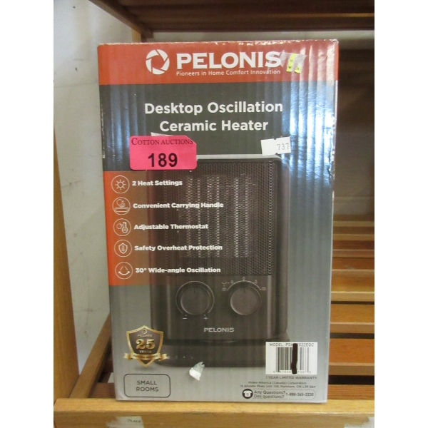 Pelonis Desktop Ceramic Oscillation Heater