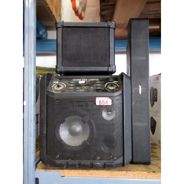 Ion Game Day Speaker, Bose Speaker & AG-09 Amp