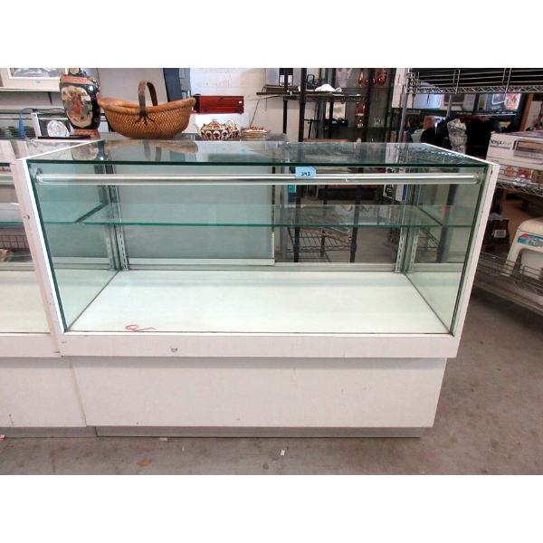 Floor Standing Glass Showcase with Lighting