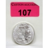 Image 1 : 1 Oz .999 Silver Indigenous/Buffalo Art Round 