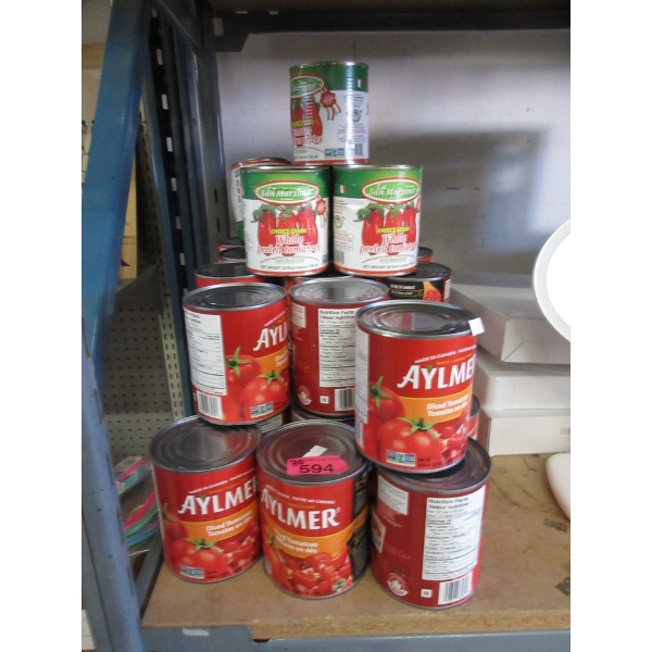 30 Dented Cans of Assorted Tomatoes - 796 ml