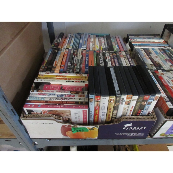 60+ Assorted DVD Movies and Series