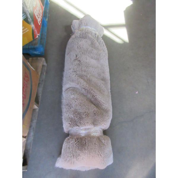 5' x 7' Taupe Fun Fur Area Carpet