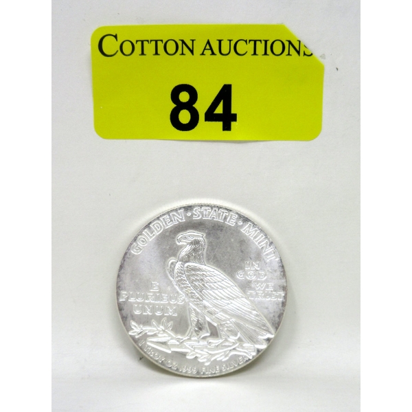 1 Oz .999 Silver Liberty/Eagle Round  