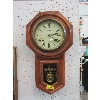 Image 1 : Wood Chalet Regulator Wall Clock with Key