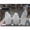 Image 1 : 3 Selenite Crystal Healing Towers - Tallest 6"