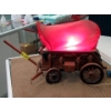 Image 4 : Vintage Wood Chuckwagon Lamp with Burro and Horse