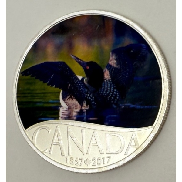 1/2 Oz .9999 Silver 2017 Celebration of Canada $10 Coin