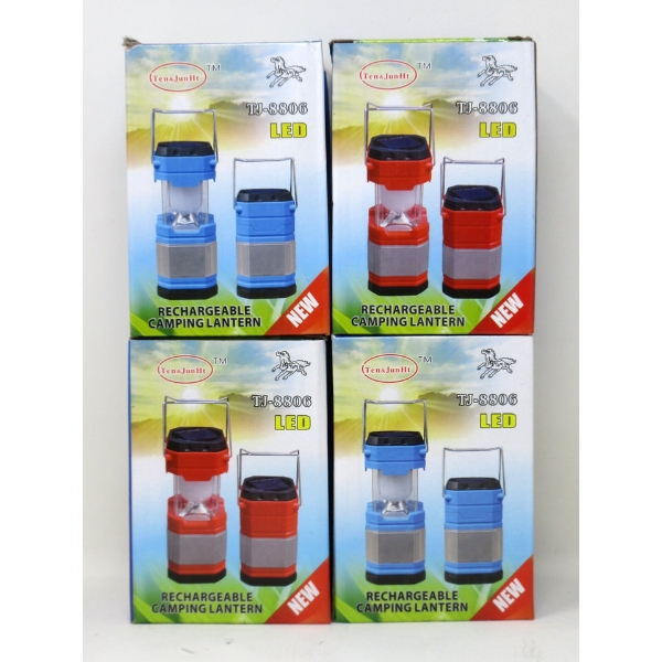 4 New Mini LED Camping Lanterns in Boxes