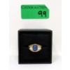 Image 3 : 10 KT Gold 2.4 Carat Star Sapphire Ring 