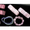 Image 4 : 9 Assorted Polished Gemstone Stretch Bracelets
