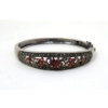 Image 4 : .925 Silver Orange CZ Bracelet & Dinner Ring