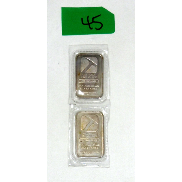 Uncut 2 x 1/2 Oz .999 Silver NWTM Bar 