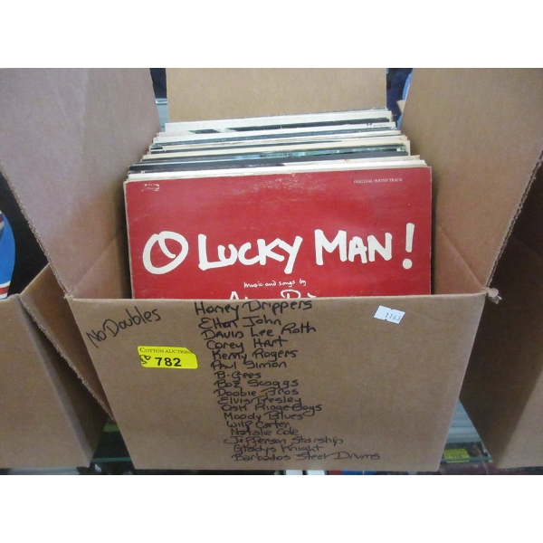 50 Vintage Vinyl LP Records - Majority are 1970s