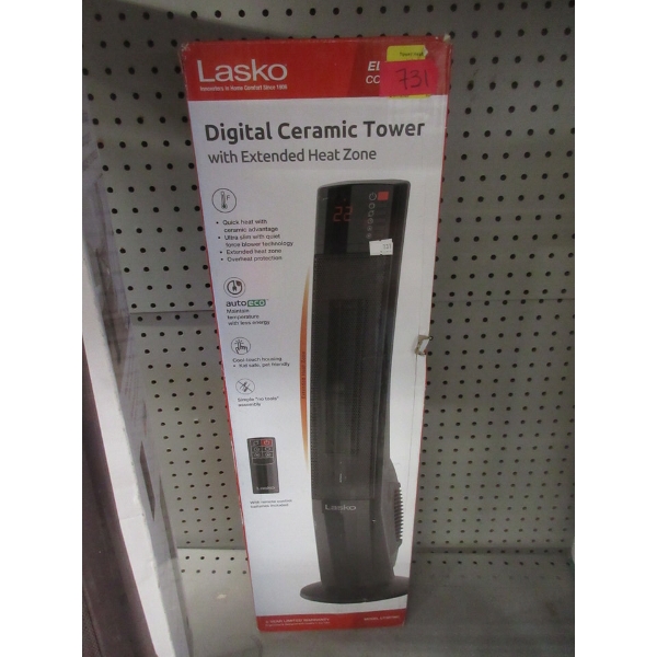 Lasko Elite Digital Ceramic Tower Heater in Box