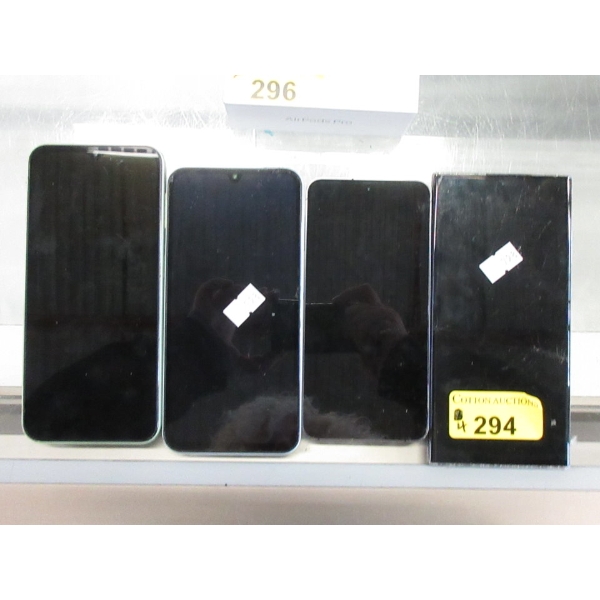 4 Assorted Preowned Samsung Cell Phones