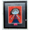 Image 1 : Framed Multi-Media "Gruesome Girl" Picture