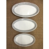 Image 2 : New Set of 3 Dowan Ceramic Platters in Box