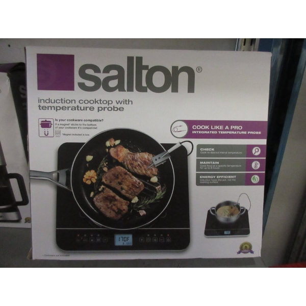 Salton Induction Cooktop w/ Temperature Probe