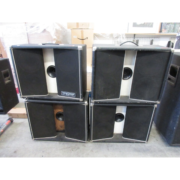 4 Traynor BW-3 Speakers - 80 Watt
