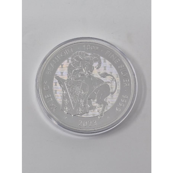 10 Oz .9999 Silver 2023 Yale Of Beaufort Coin
